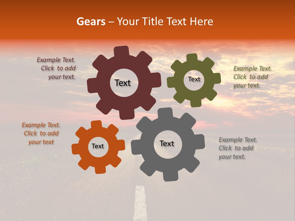 Dramatic Cloudscape Vanish PowerPoint Template