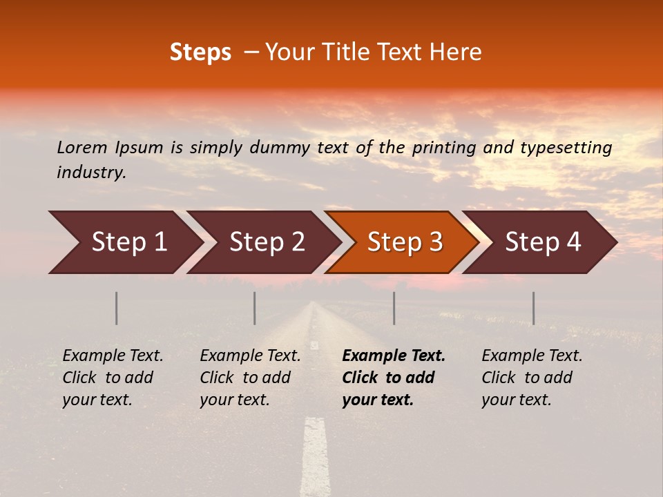 Dramatic Cloudscape Vanish PowerPoint Template