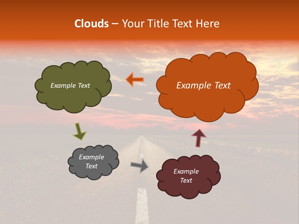 Dramatic Cloudscape Vanish PowerPoint Template