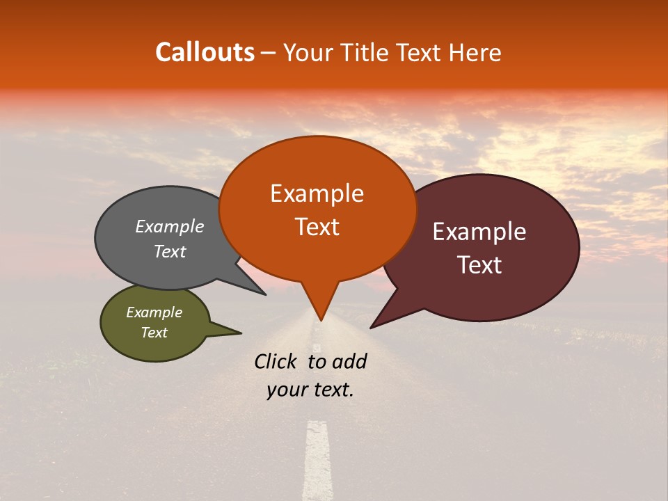 Dramatic Cloudscape Vanish PowerPoint Template