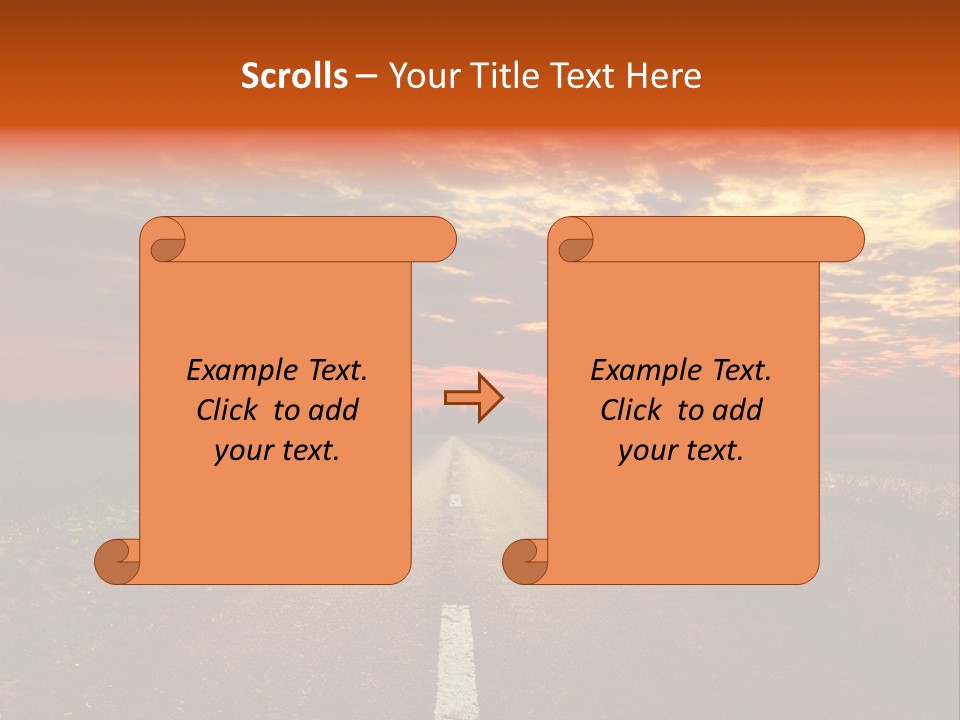 Dramatic Cloudscape Vanish PowerPoint Template