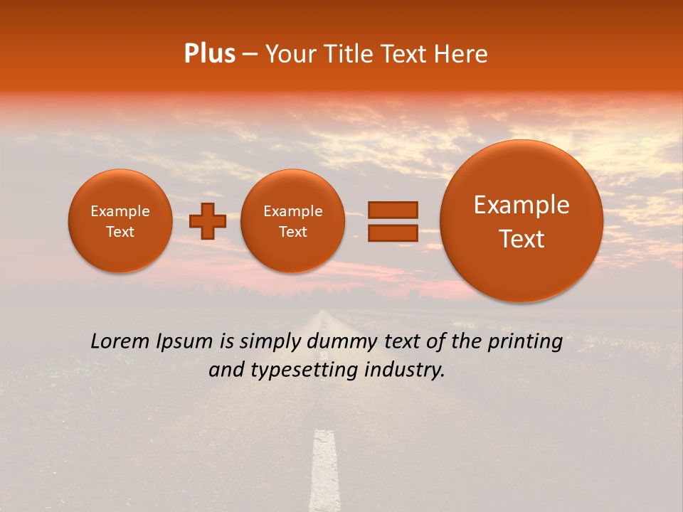 Dramatic Cloudscape Vanish PowerPoint Template