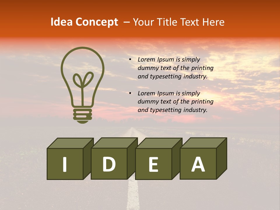 Dramatic Cloudscape Vanish PowerPoint Template