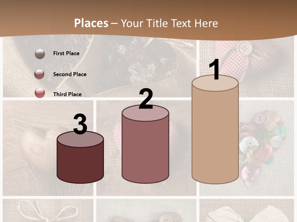 String Romance Collage PowerPoint Template