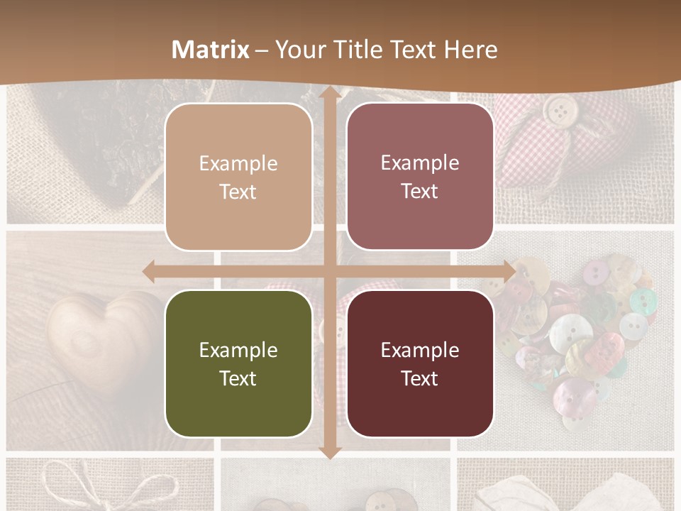 String Romance Collage PowerPoint Template