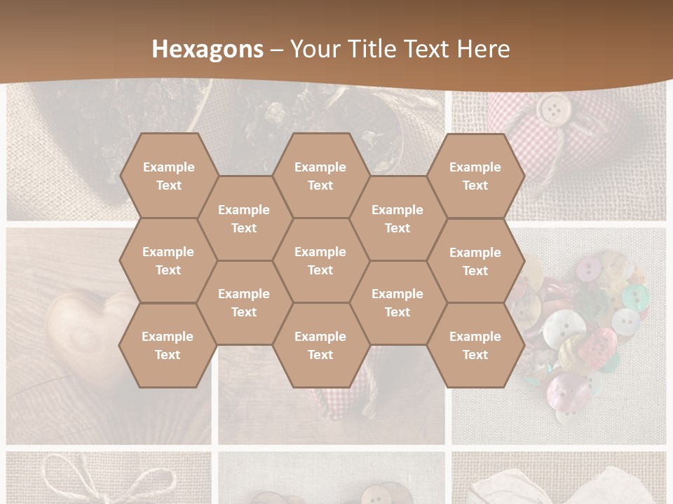 String Romance Collage PowerPoint Template