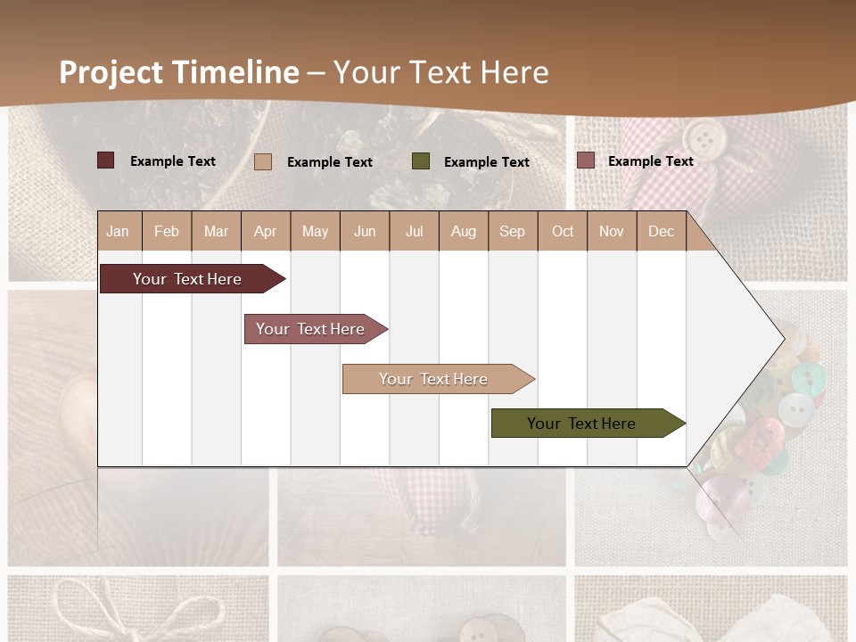 String Romance Collage PowerPoint Template