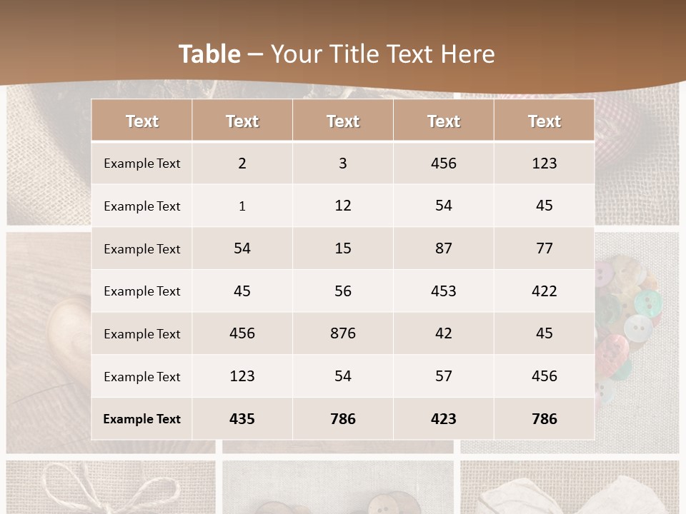 String Romance Collage PowerPoint Template