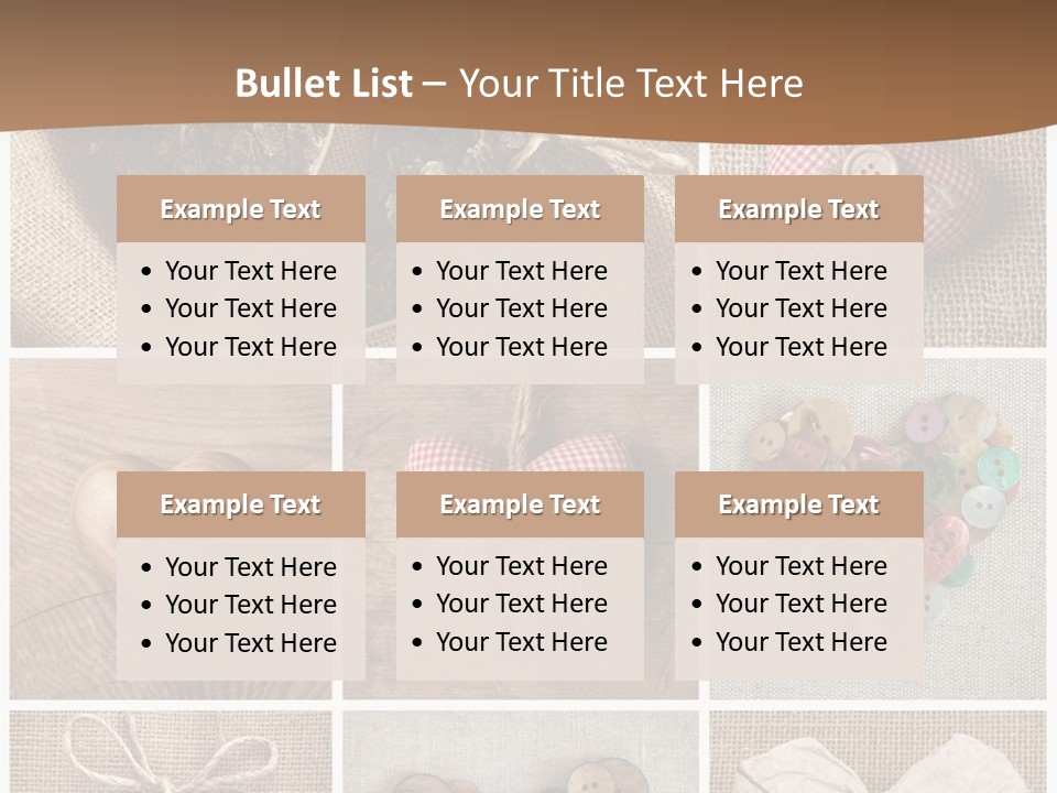 String Romance Collage PowerPoint Template
