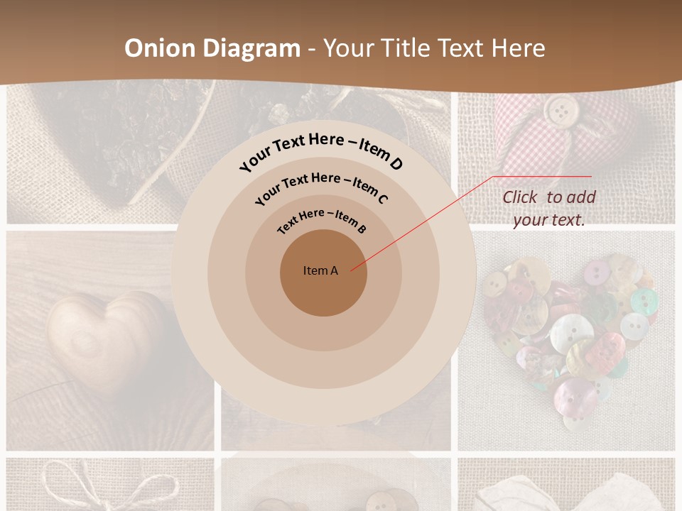 String Romance Collage PowerPoint Template