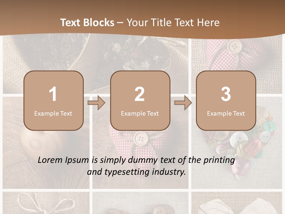 String Romance Collage PowerPoint Template