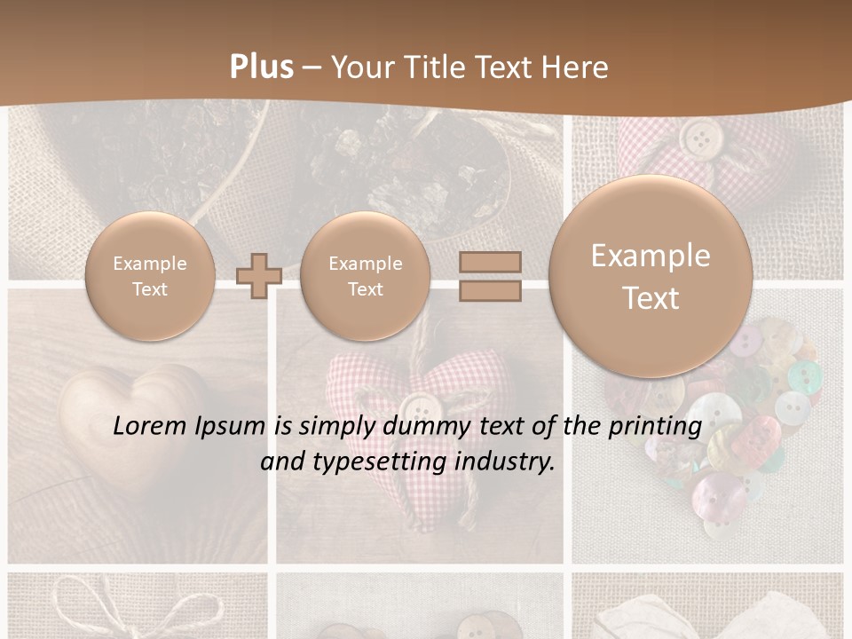 String Romance Collage PowerPoint Template