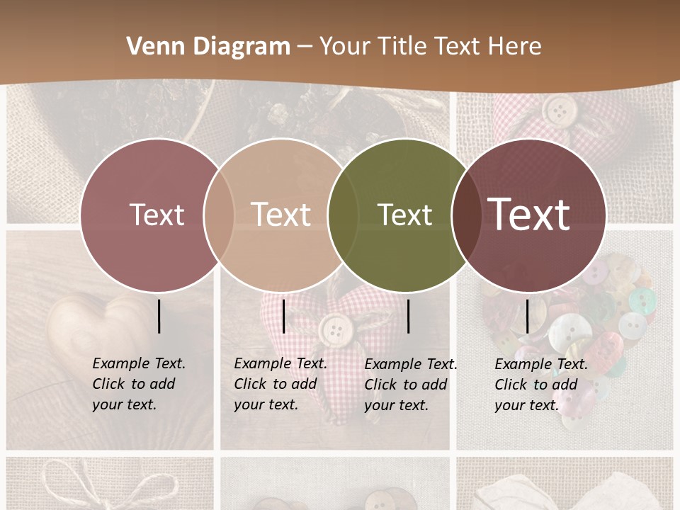 String Romance Collage PowerPoint Template