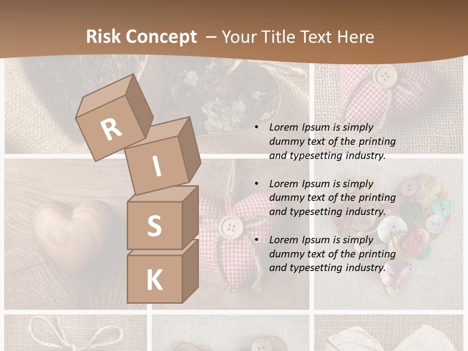 String Romance Collage PowerPoint Template