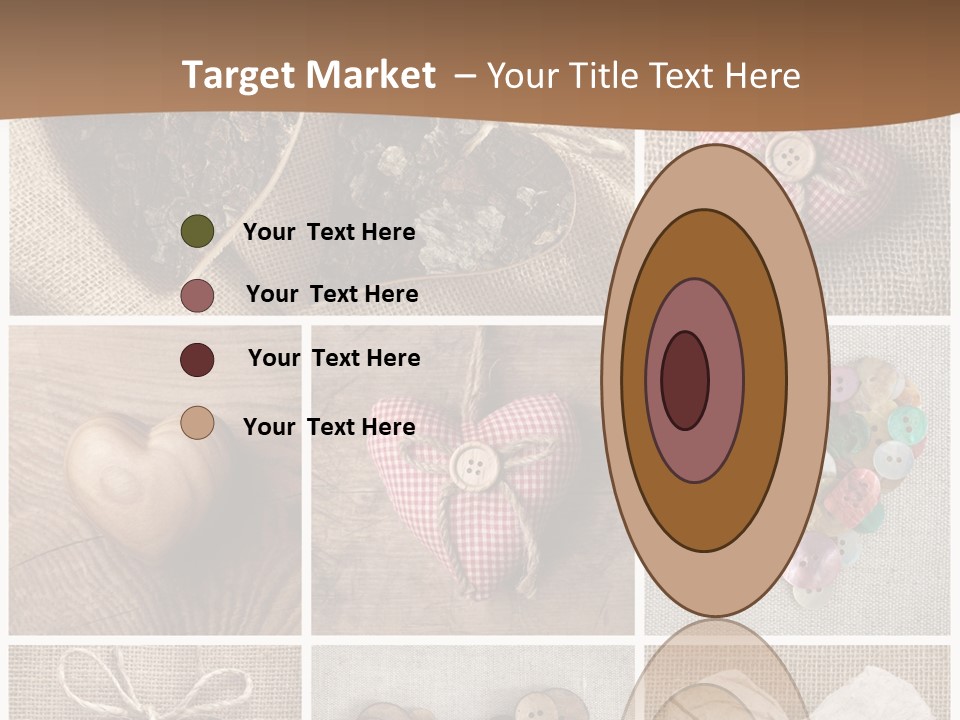 String Romance Collage PowerPoint Template