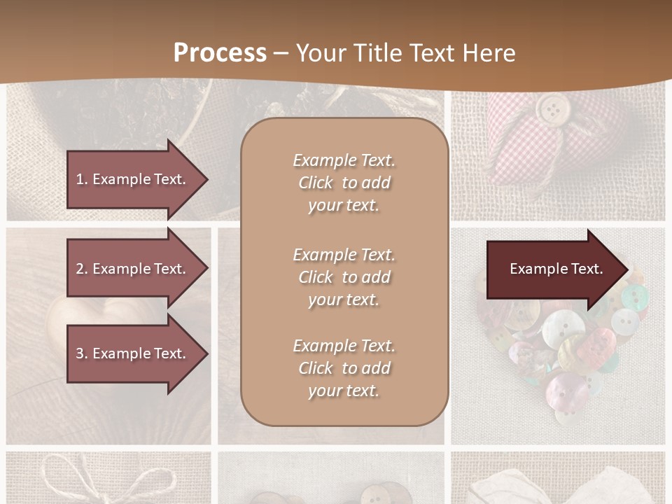 String Romance Collage PowerPoint Template