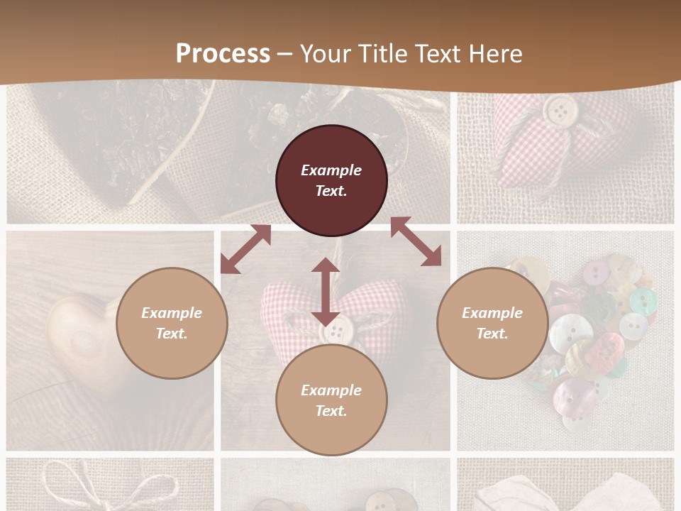 String Romance Collage PowerPoint Template