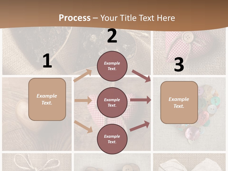 String Romance Collage PowerPoint Template