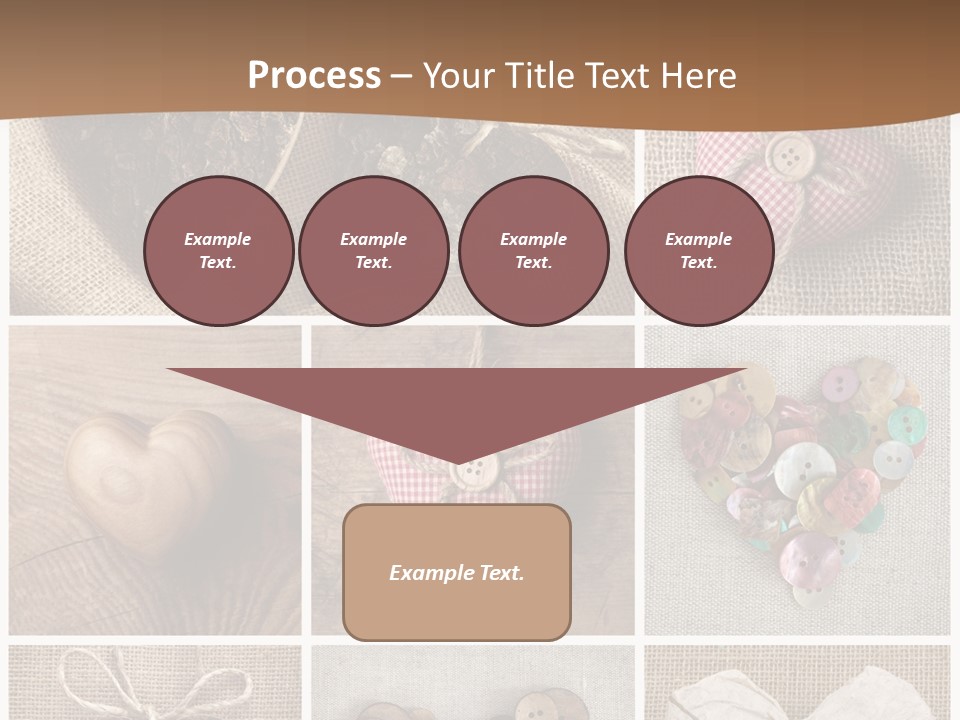 String Romance Collage PowerPoint Template