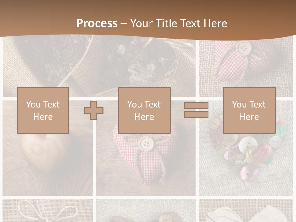 String Romance Collage PowerPoint Template