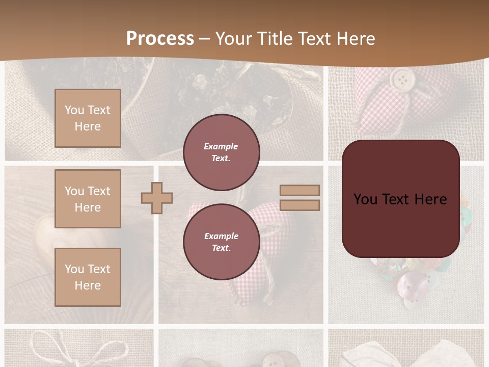 String Romance Collage PowerPoint Template