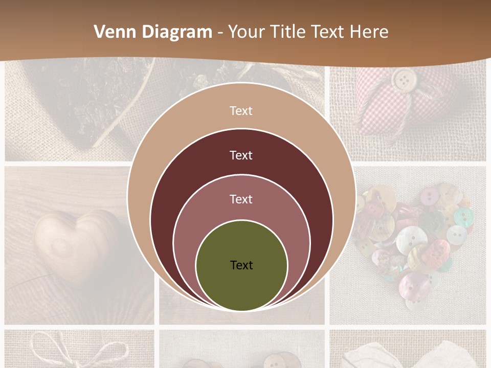 String Romance Collage PowerPoint Template