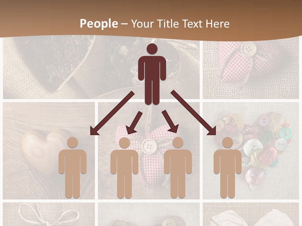 String Romance Collage PowerPoint Template