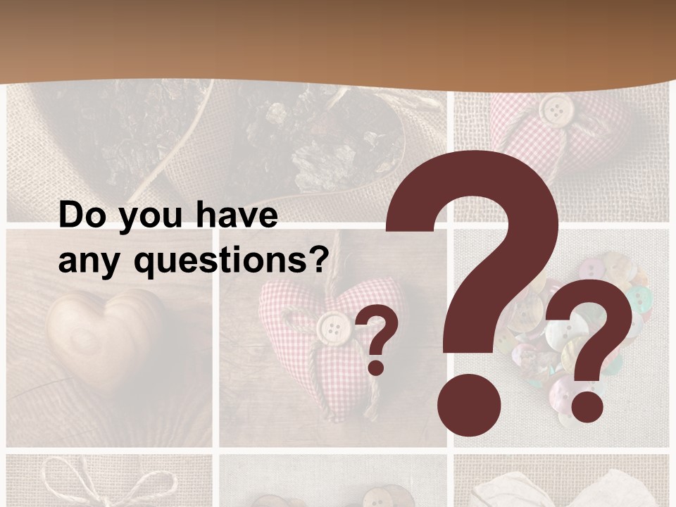 String Romance Collage PowerPoint Template