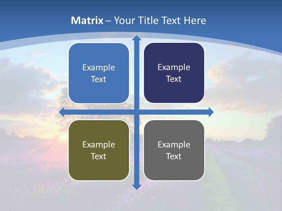 Countryside Color Fields PowerPoint Template