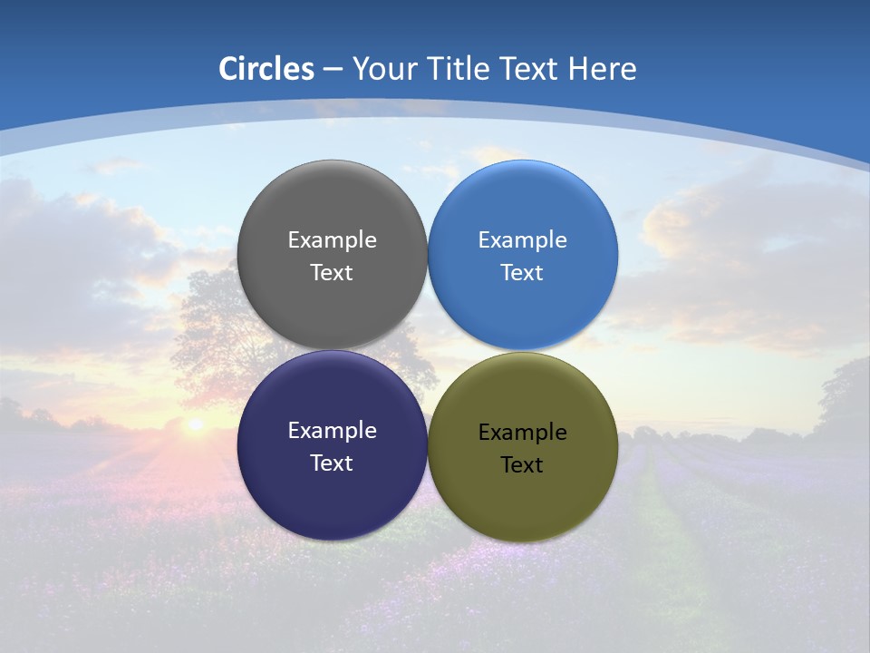Countryside Color Fields PowerPoint Template