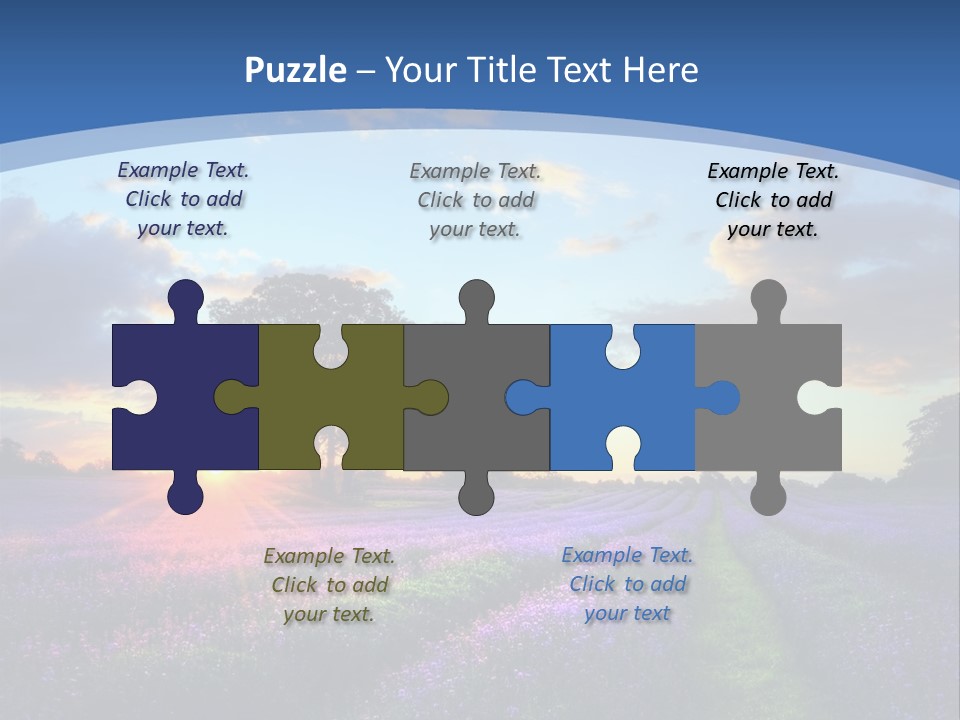 Countryside Color Fields PowerPoint Template
