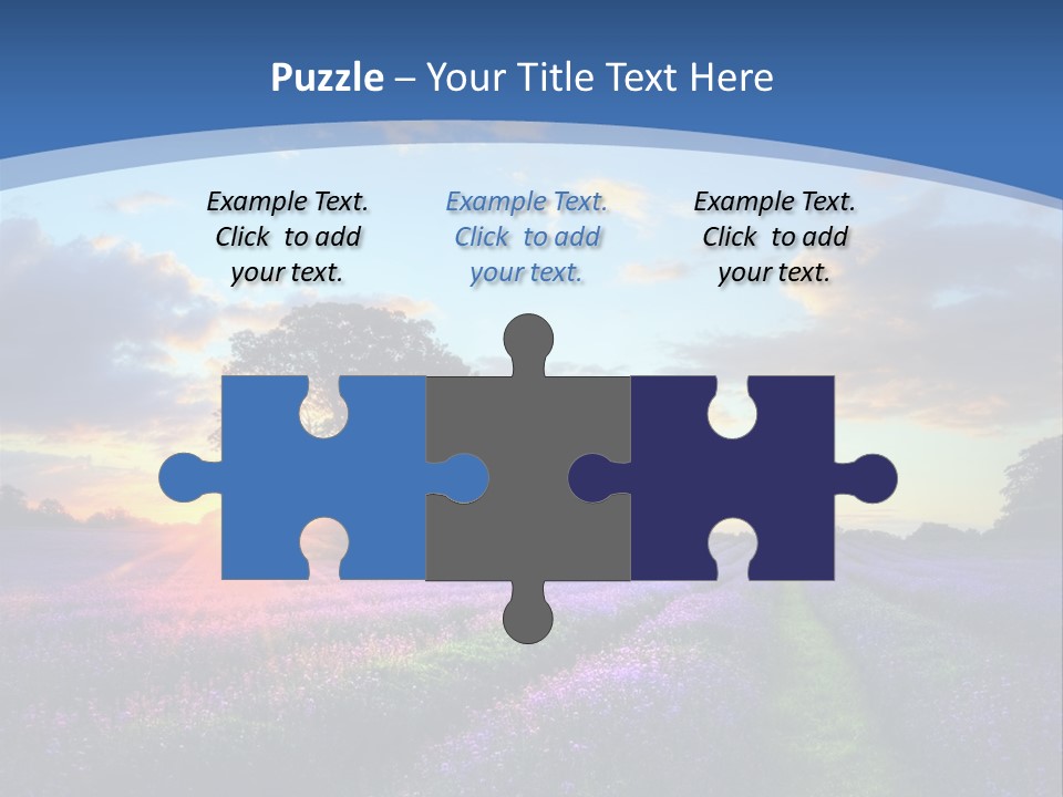 Countryside Color Fields PowerPoint Template