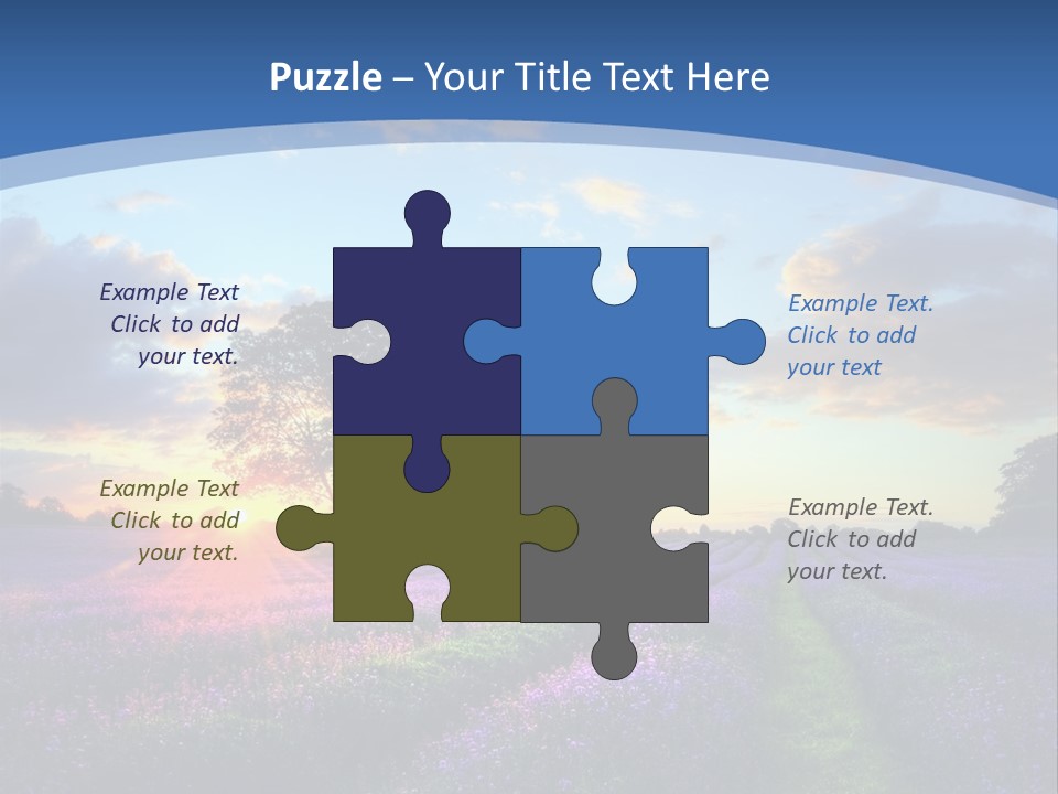 Countryside Color Fields PowerPoint Template