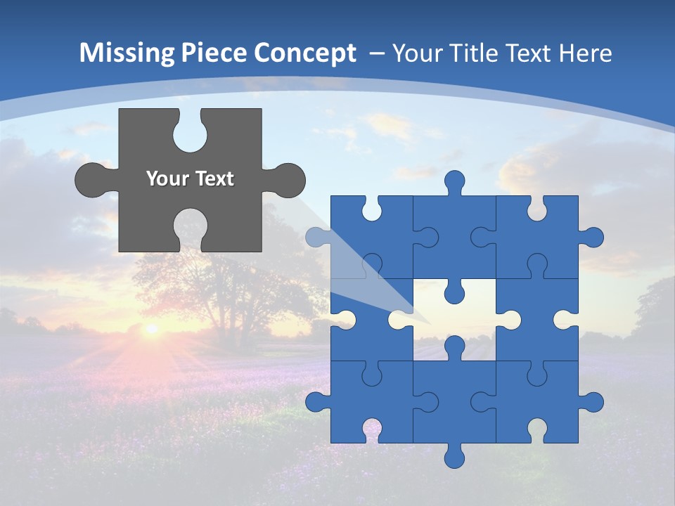 Countryside Color Fields PowerPoint Template