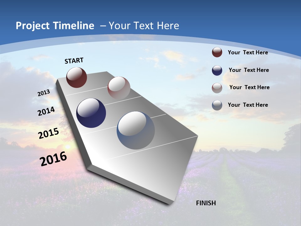 Countryside Color Fields PowerPoint Template