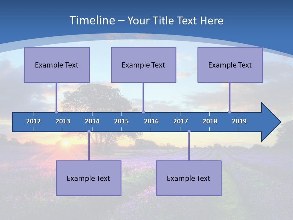 Countryside Color Fields PowerPoint Template