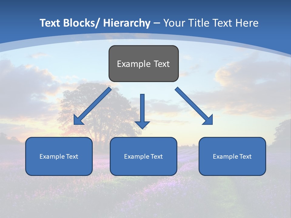Countryside Color Fields PowerPoint Template