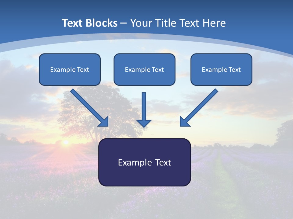 Countryside Color Fields PowerPoint Template