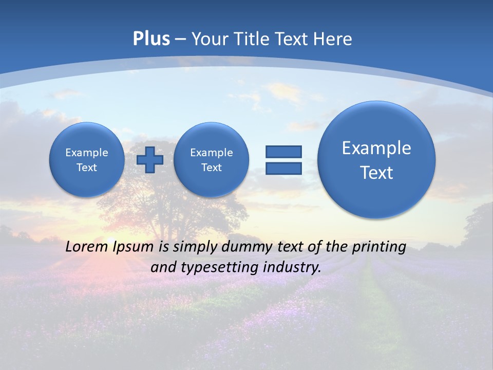 Countryside Color Fields PowerPoint Template