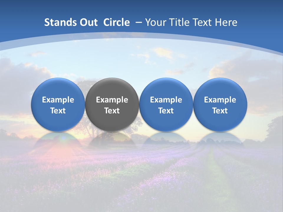 Countryside Color Fields PowerPoint Template