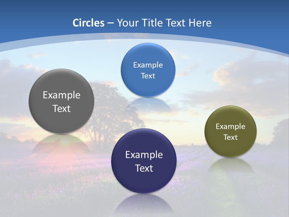 Countryside Color Fields PowerPoint Template