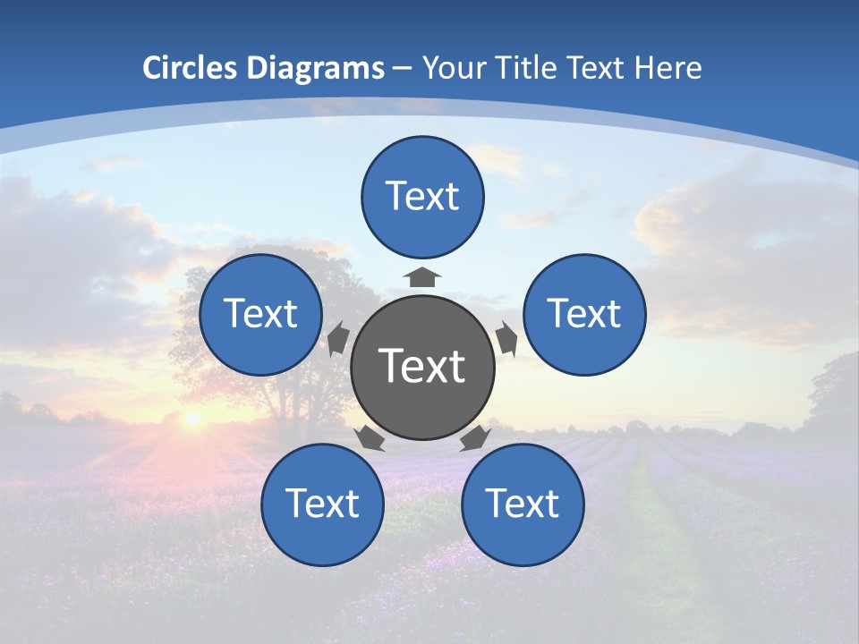 Countryside Color Fields PowerPoint Template