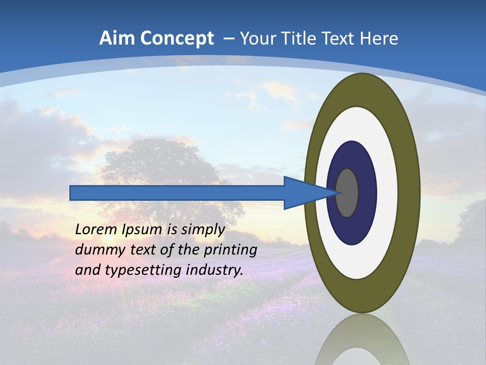 Countryside Color Fields PowerPoint Template