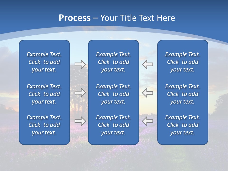 Countryside Color Fields PowerPoint Template