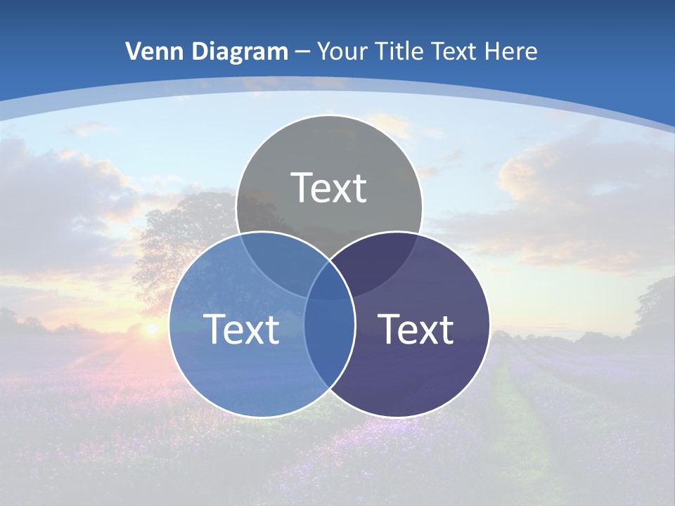 Countryside Color Fields PowerPoint Template