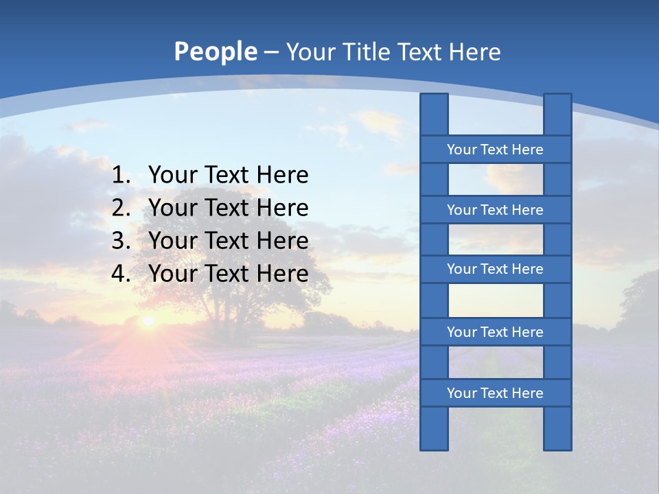 Countryside Color Fields PowerPoint Template