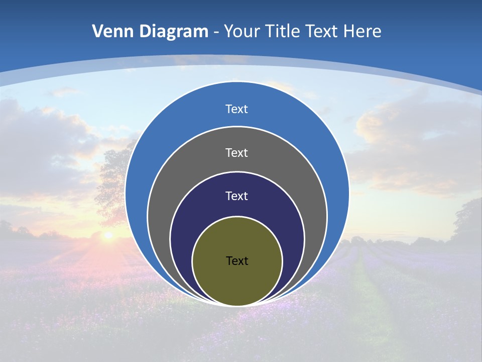 Countryside Color Fields PowerPoint Template