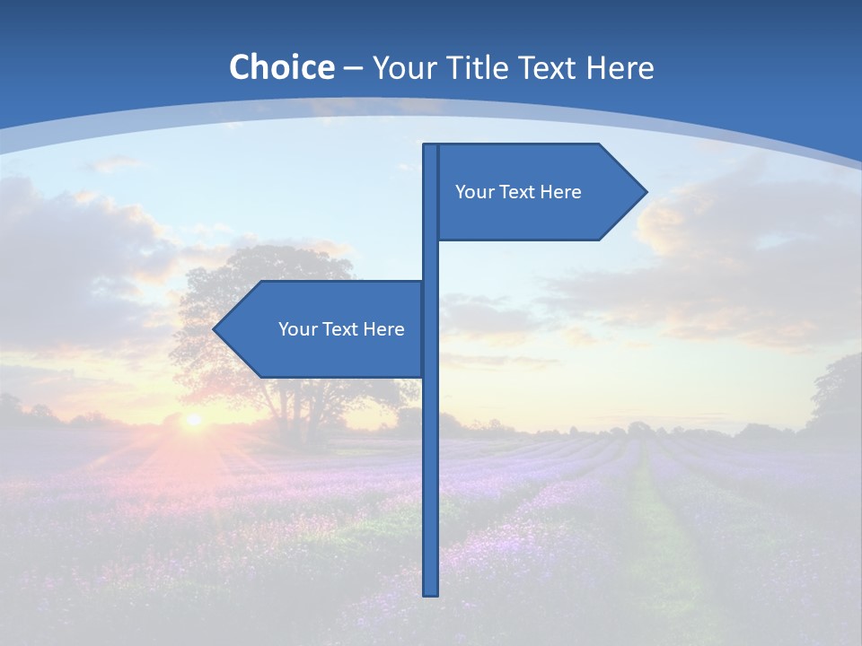 Countryside Color Fields PowerPoint Template