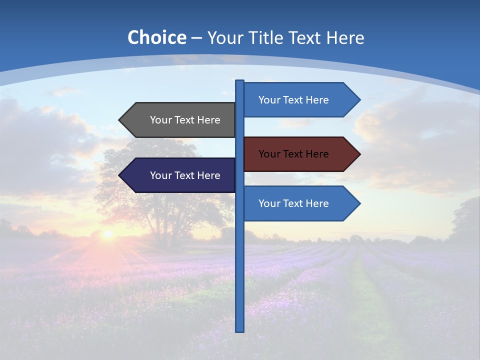 Countryside Color Fields PowerPoint Template