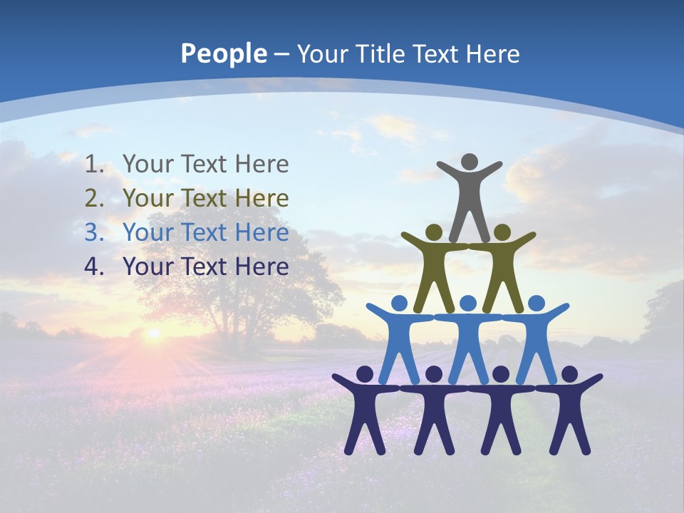 Countryside Color Fields PowerPoint Template